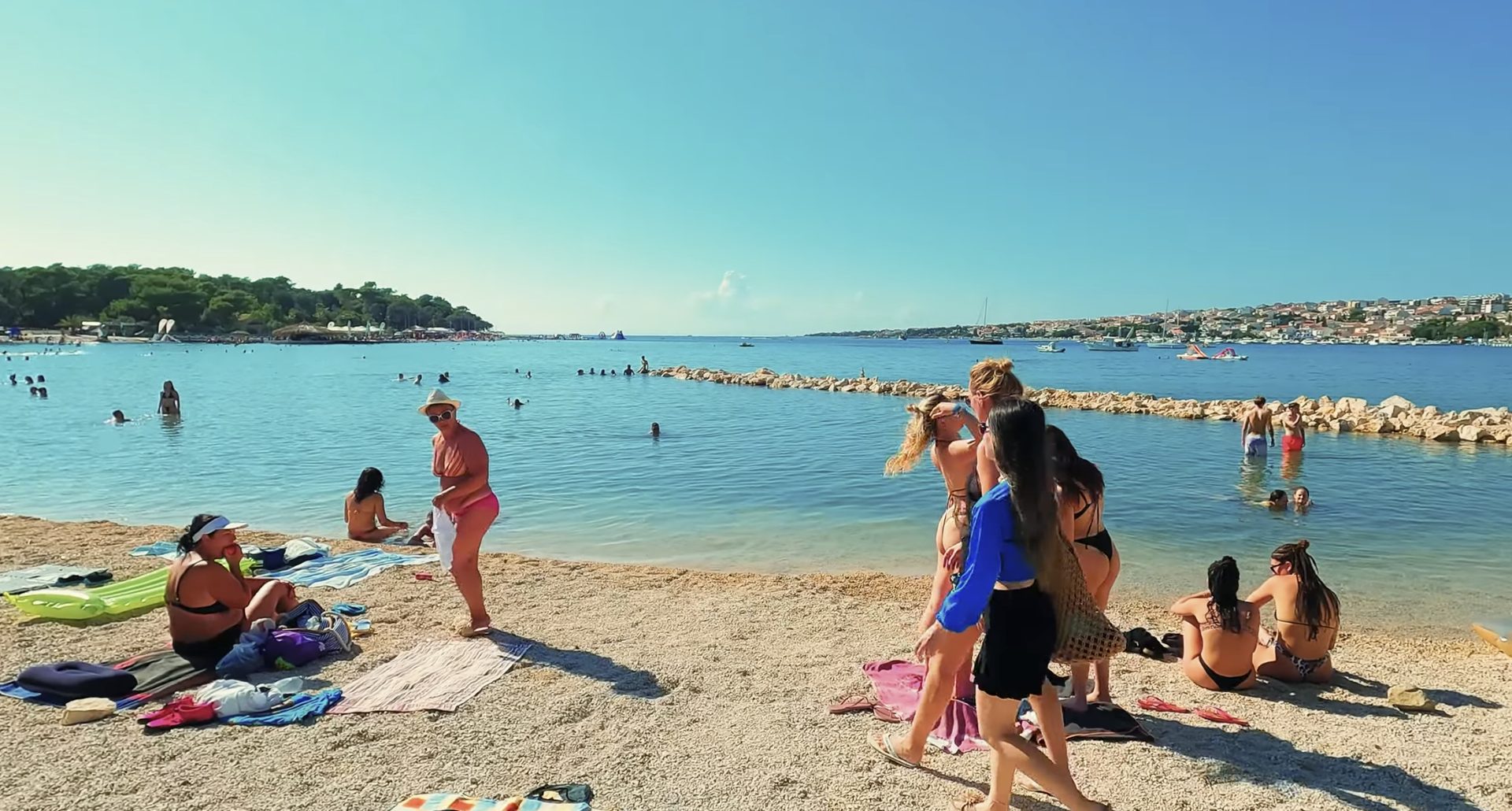 Novalja beach Croatia